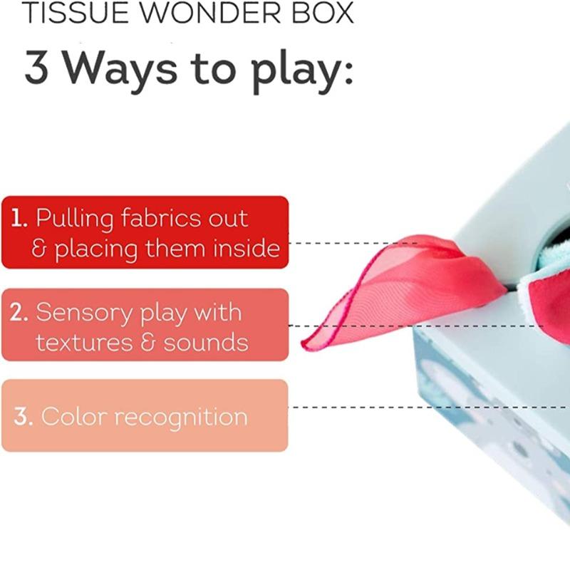 تاف تويز - صندوق مناديل سينسوري للأطفال