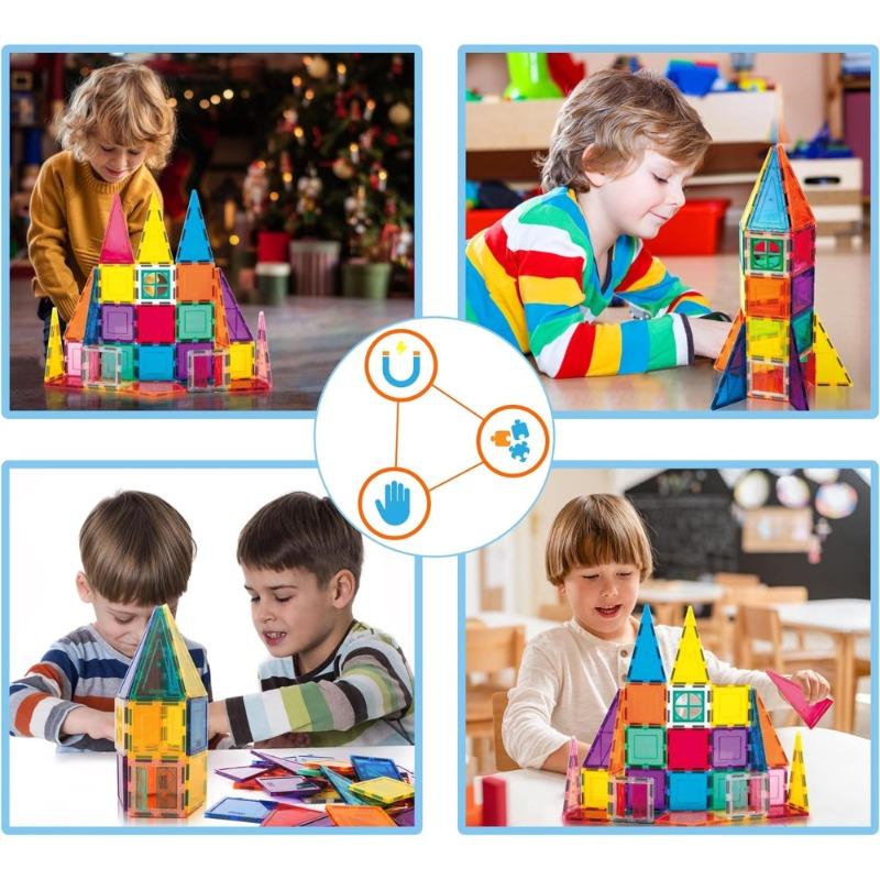 مجموعة البناء المغناطيسية صاروخ الفضاء ٣٦ قطعة