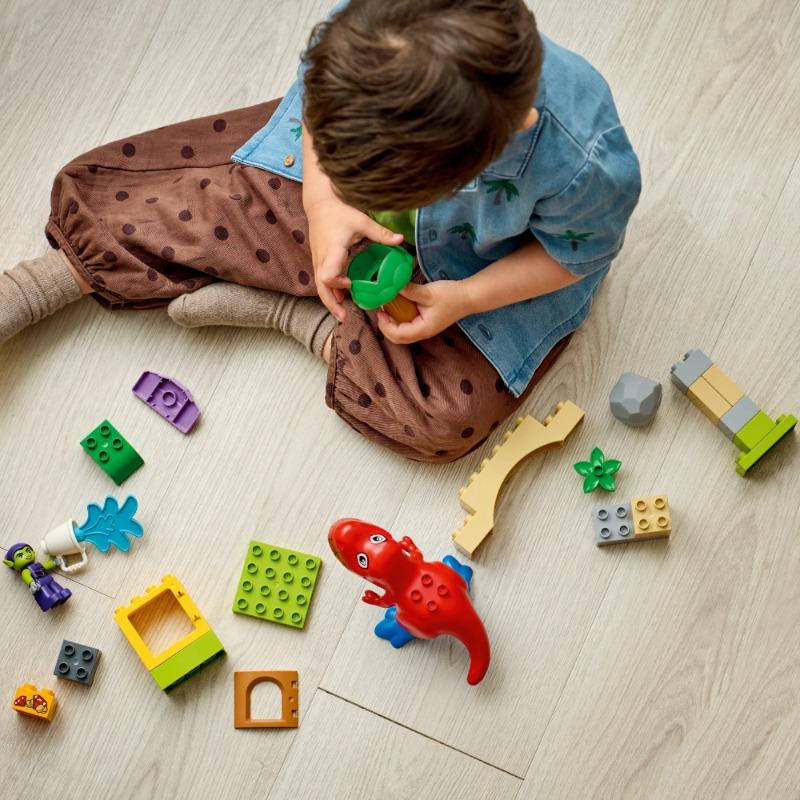 LEGO DUPLO Spidey-Rex vs. Green Goblin Dinosaur Adventure