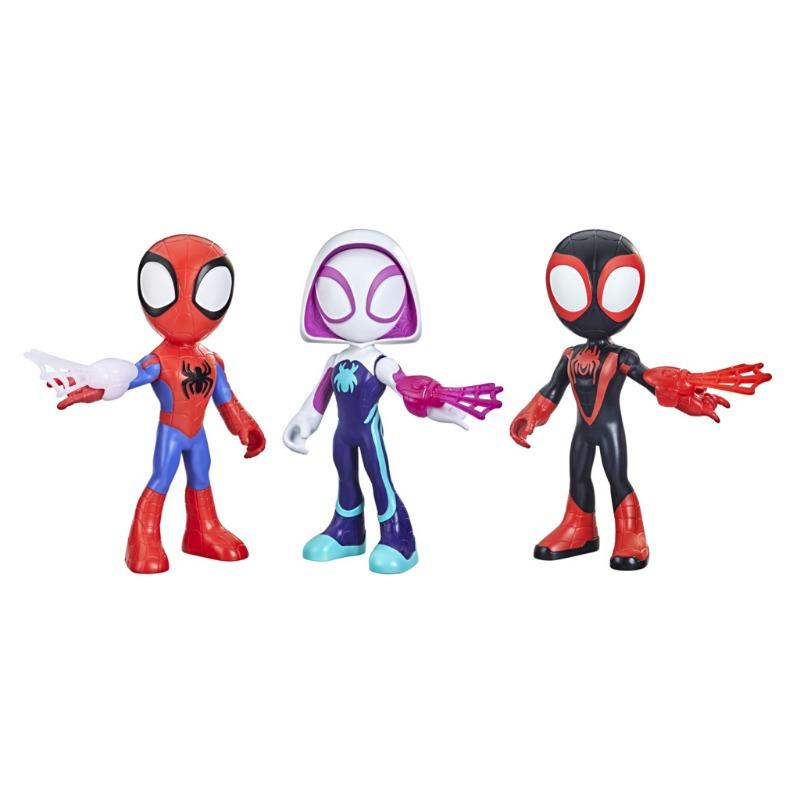 Marvel Spidey and His Amazing Friends Power of Three Figure Set