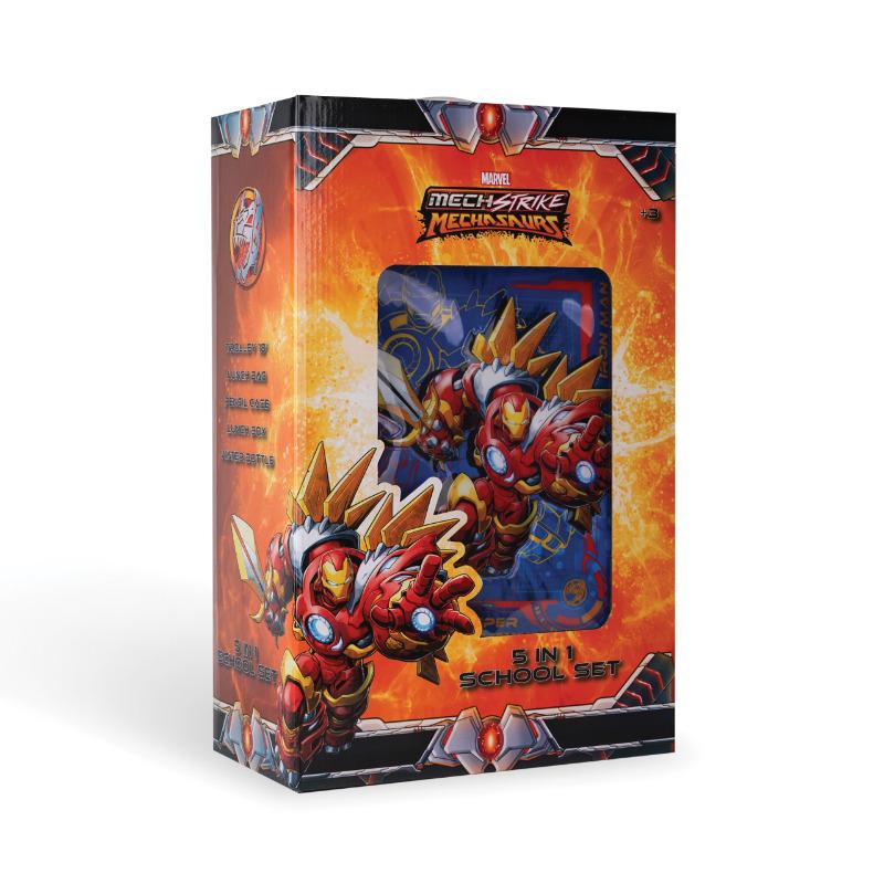 مارفل أفنجرز - مجموعة الحقيبة المدرسية بعجلات 5 في - آيرون ستومبير