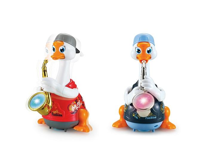 هولا - لعبة إوزة مع الضوء والموسيقى ساكسفون