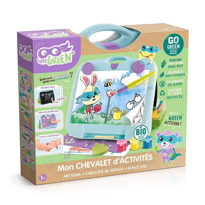 سوبر جرين - لوحة الفن والتلوين كرييتيف آرت ذو وجهين