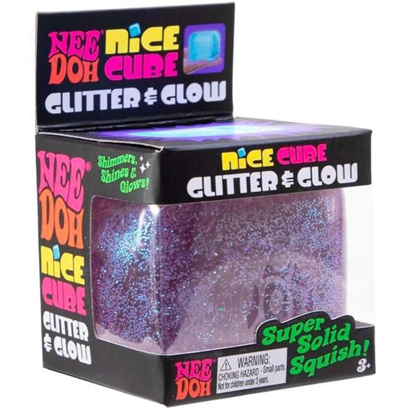 NEE DOH Glitter & Glow Nice Cube