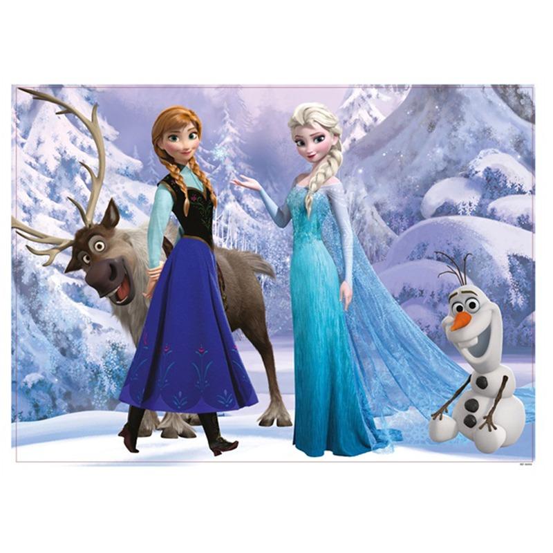 Lisciani - Puzzle Double Face Supermaxi 108 Frozen Elsa And Anna