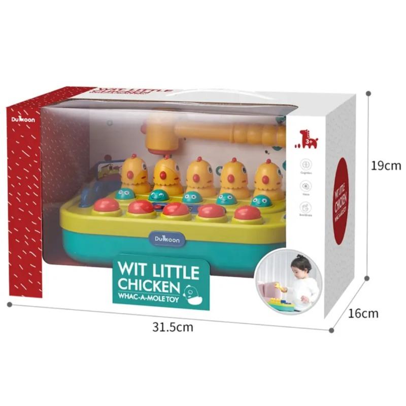 Little Chicken Whack A Mole Game With Hammer
