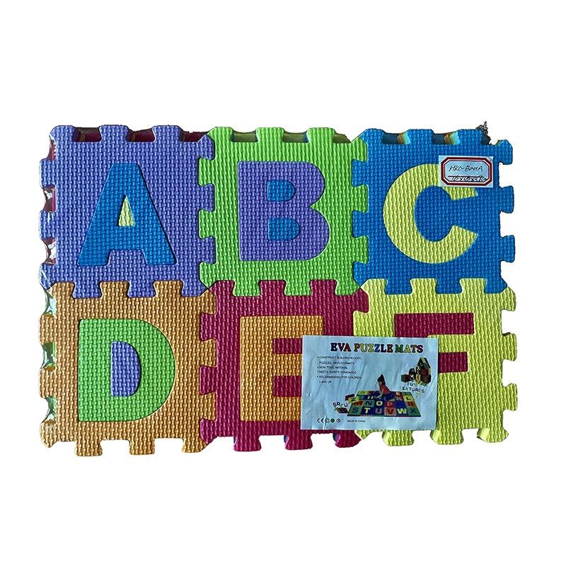 إيفا - حصيرة الحروف الأبجدية قابلة للتشابك 36 قطعة