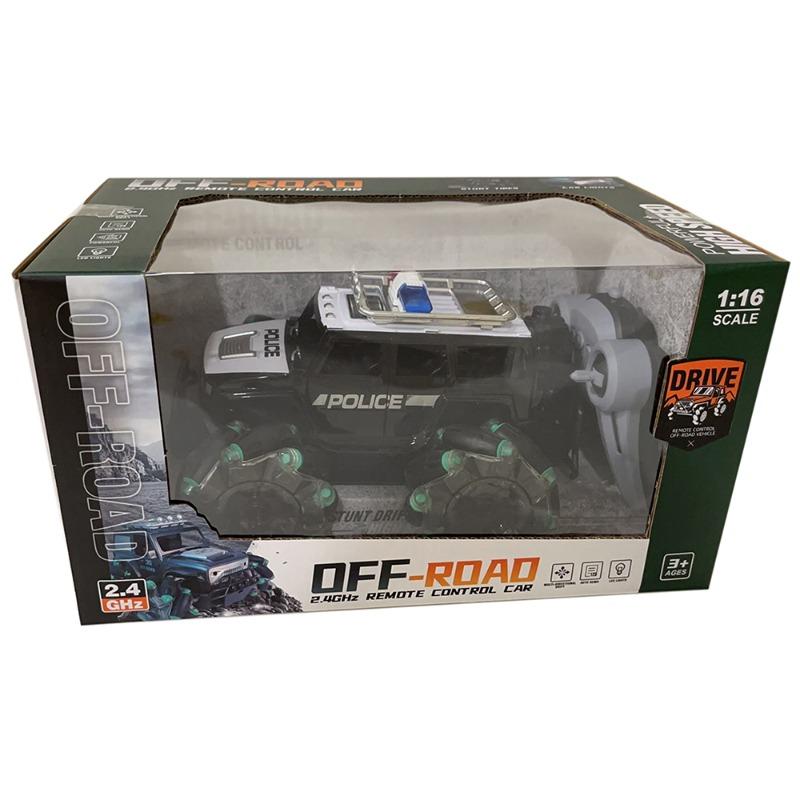 Off-Road Police RC Car 2.4G 1:16 Scale With Light