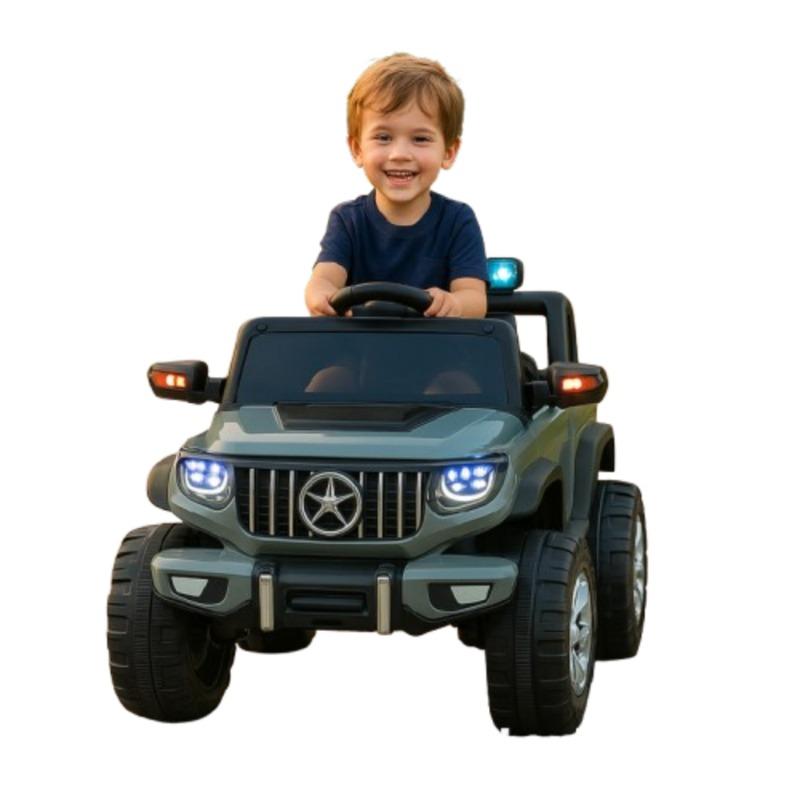 Urban Tots Luxury G-Class Ride-On Jeep for Kids - Gray
