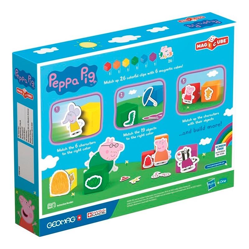 Geomag Magicube Peppa Pig Colors And Clips - 32 Pcs