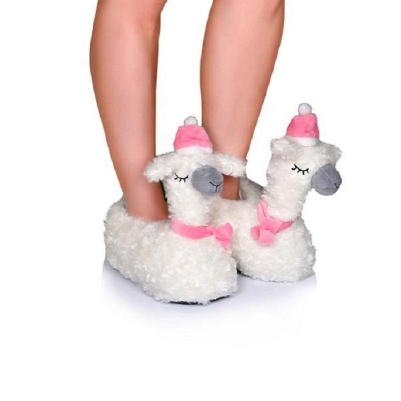 Twigy White Lama Slipper Size 39-40