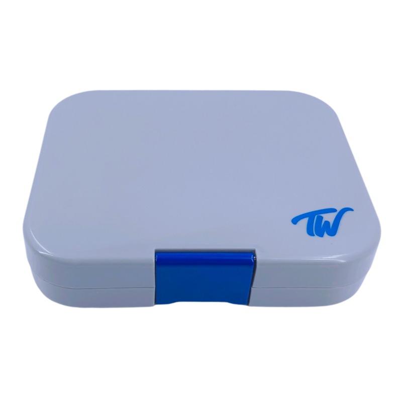 تايني وييل بينتو بوكس - صندوق غداء 4 أقسام - رمادي