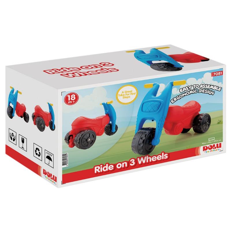 Dolu - Ride on 3 Wheels - Assorted