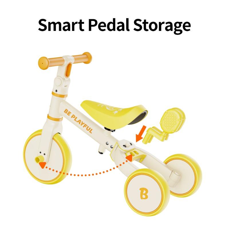 3-in-1 Toddler Tricycle & Balance Bike – Safe Growth Ride