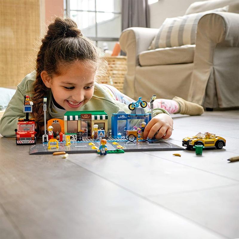 ليجو سيتي - مكعبات شارع التسوق - 533 قطعة