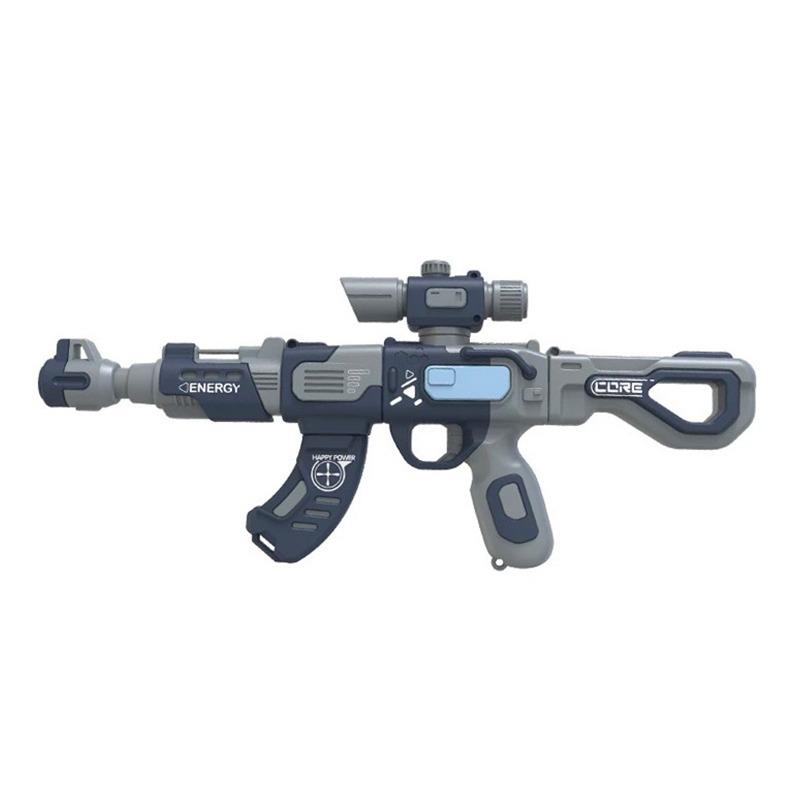 Combined Plastic Toy Gun With Sound And Light
