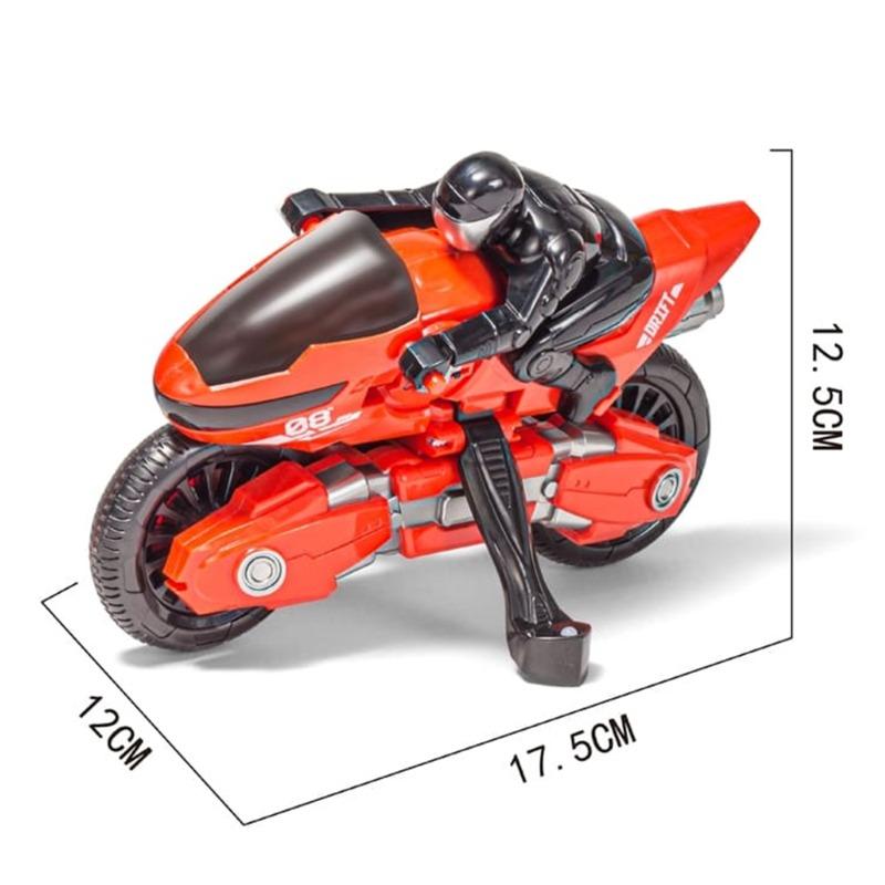 الدراجة الناريج بجهاز تحكم عن بعد - لون احمر