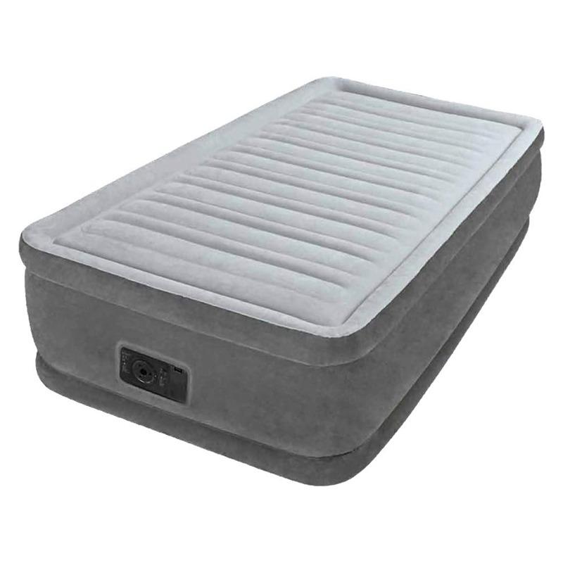 Intex Inflatable Bed Twin Elevated Air Mattresses - Grey