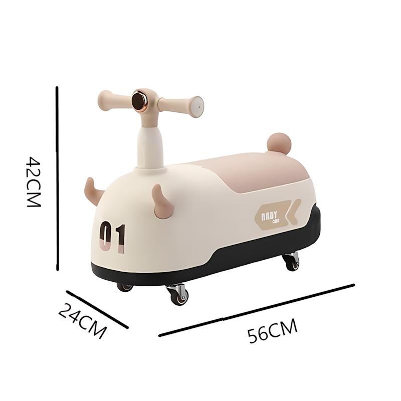 إتش إل بي بي - عربة تويست بينات لون بني