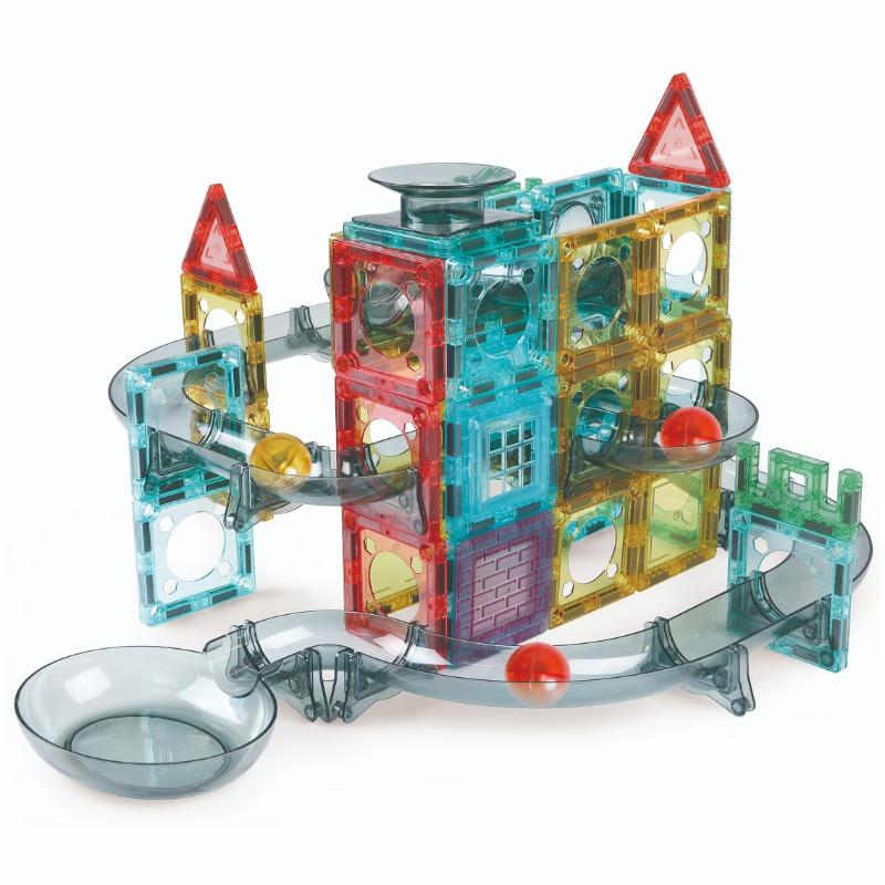 Magnetic Tiles Marble Roller - 72 Pcs