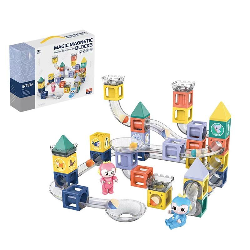 Dige Magnetic Marble Run Set - 70pcs