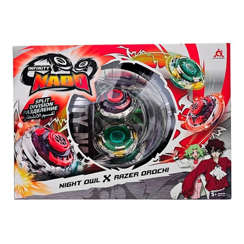 انفينتي نادو - مجموعة لعبة سبيننج سلسلة سبليت شخصية نايت اول ورازير اورتشي