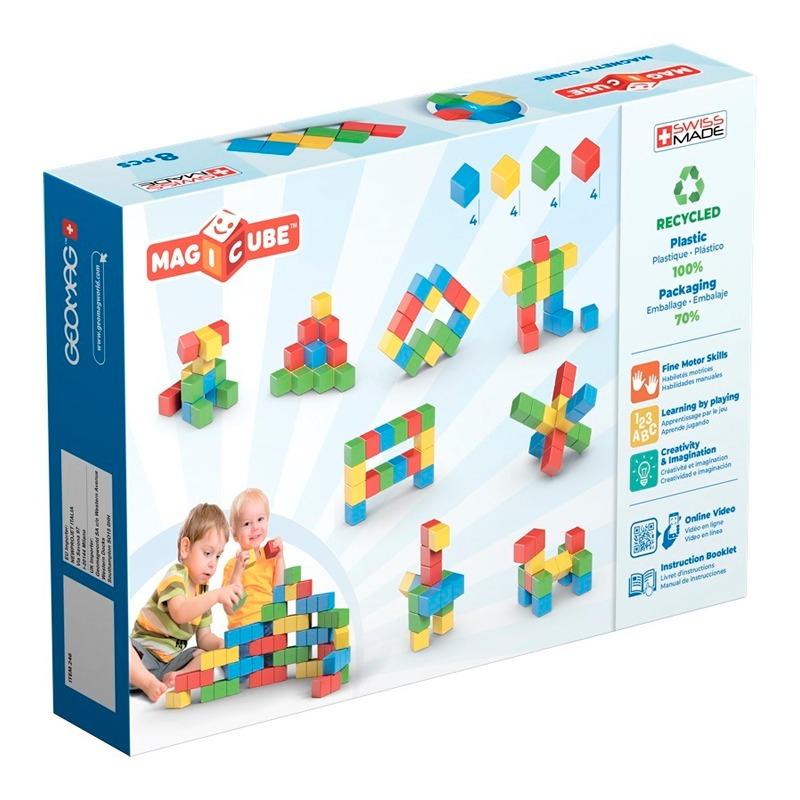 Geomag Magicube Recycled Creative Set - 8 Pcs