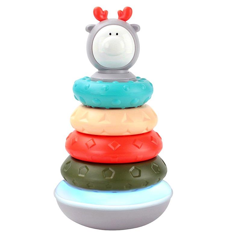 Kaichi - Musical Stacking Circle Rings Baby Toy