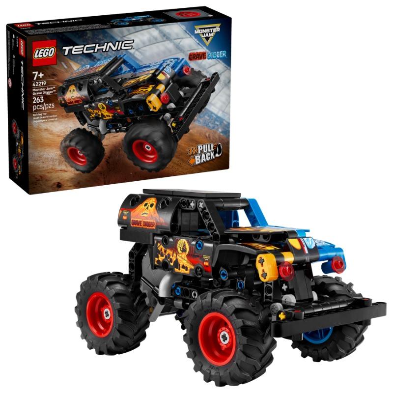 LEGO Technic™ Monster Jam™ Grave Digger™ Fire and Ice Pull-Back Truck
