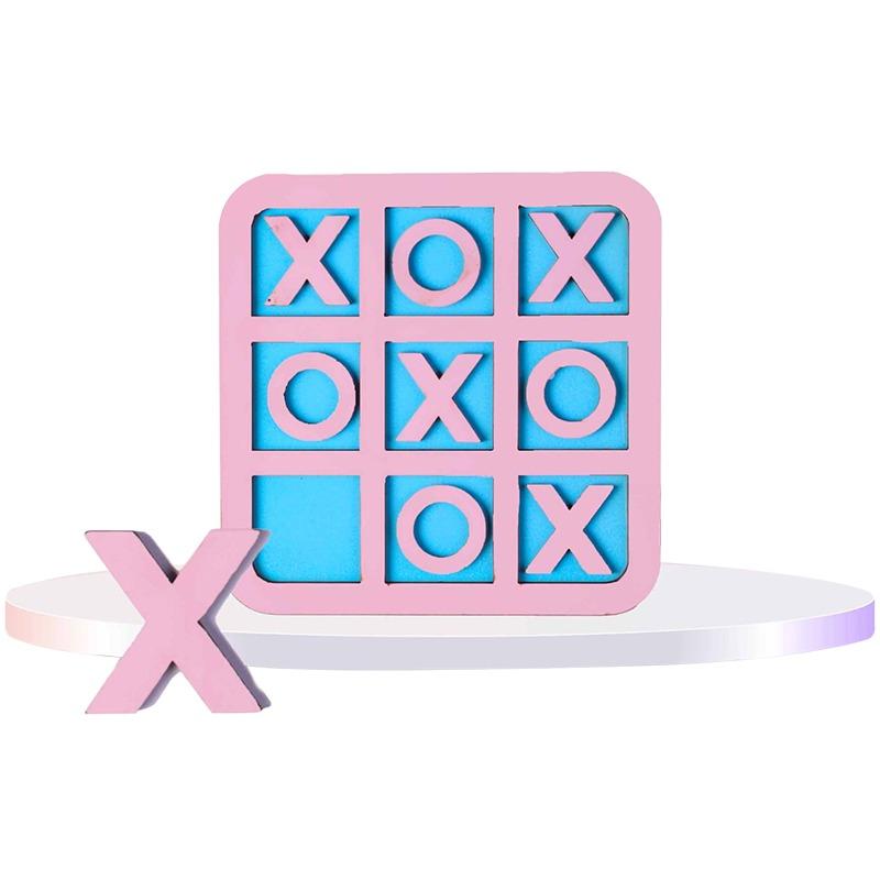 Tic Tac Toe XO Game Small Size - Multicolors