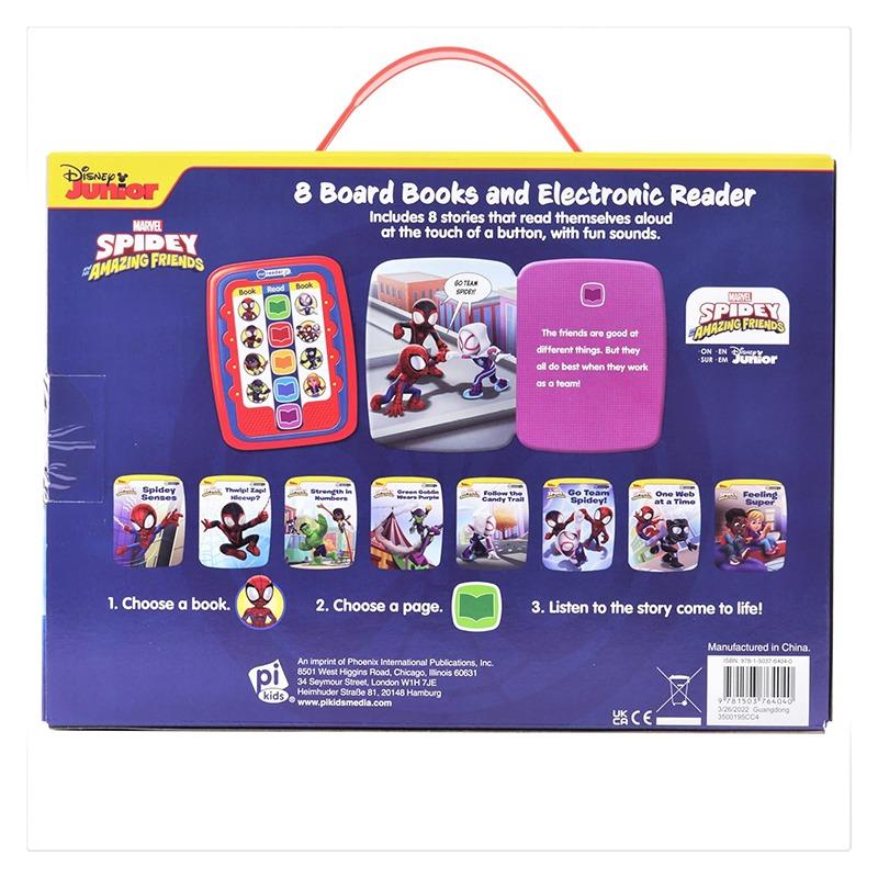 مارفل سبايدرمان قارئ إلكتروني مع 8 كتب صوتية