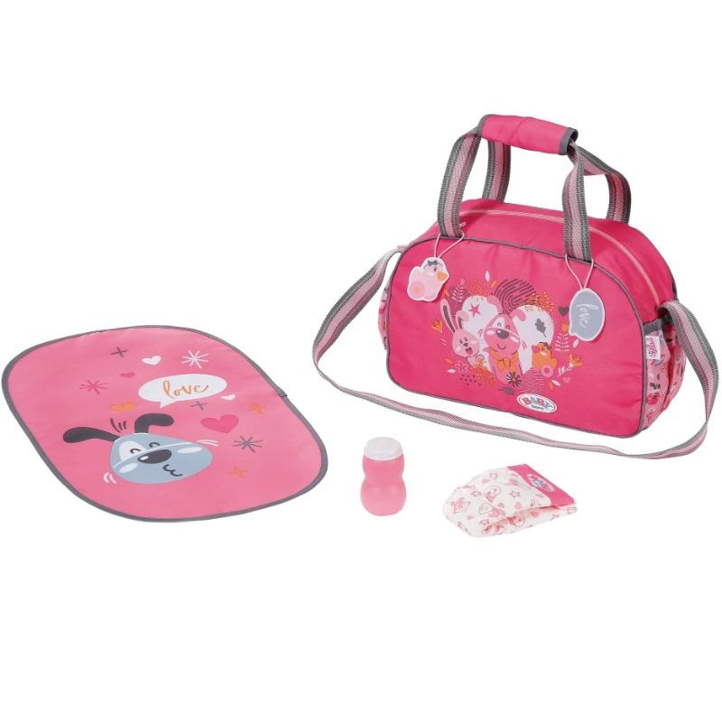 بيبي بورن - حقيبة الدمى لون وردي