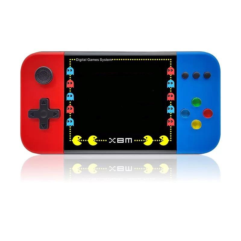 جهاز ألعاب 500 في 1 ثنائي اللاعبين بشاشة 3.5 إنش – أزرق وأحمر