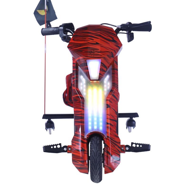 سكوتر درفت 36 فولت للأطفال بثلاث سرعات مع مساعدات ومفتاح تشغيل