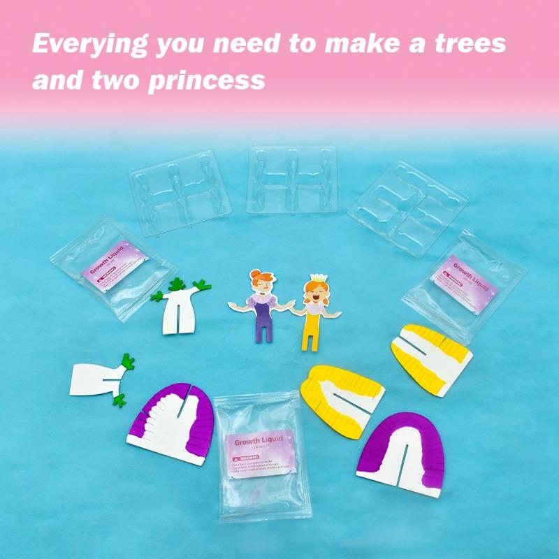 Magical Princes Crystal Tree Science Experiment