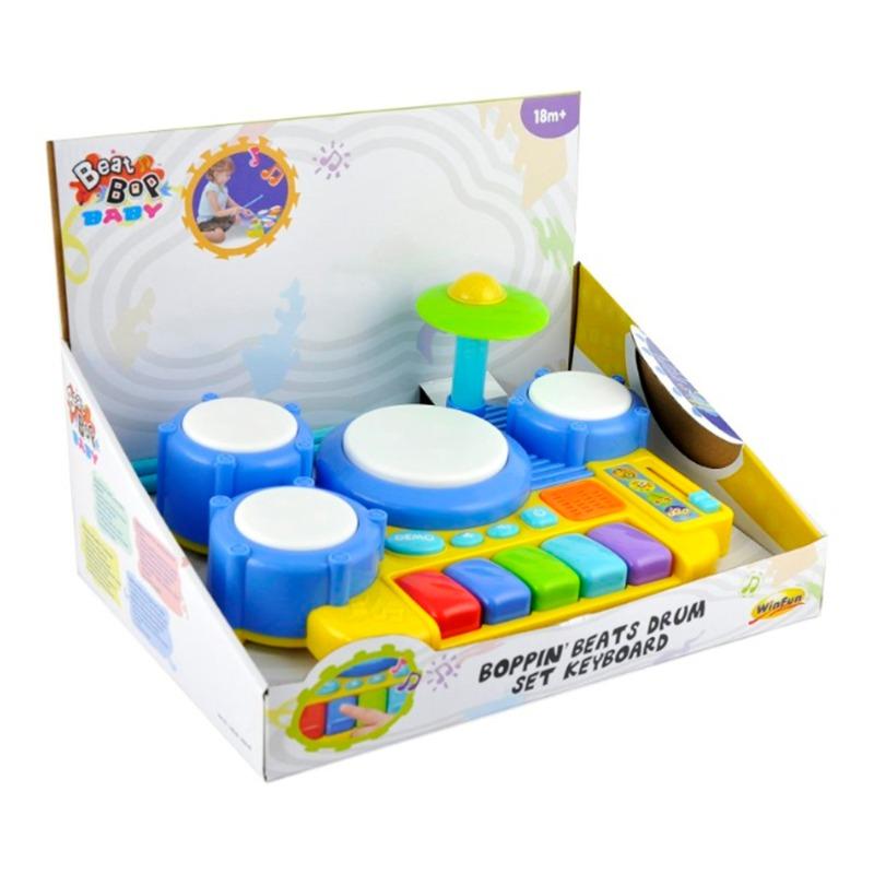 Winfun Boppin Beats Drum Keyboard Set