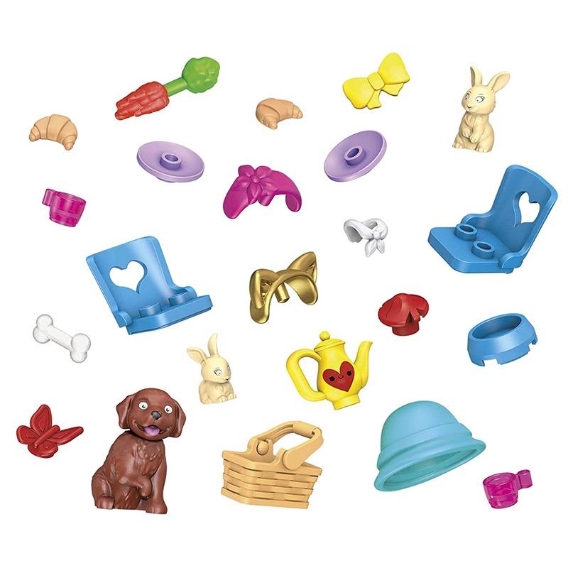 باربي - مجموعة بناء لعبة التخييم دريم كامبر 123 قطعة