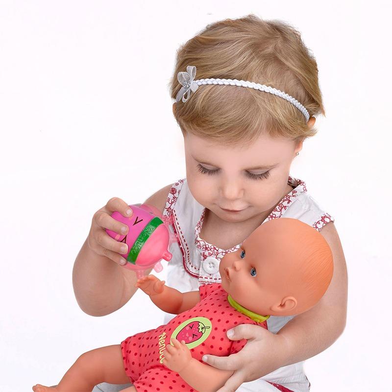 Nenuco - Doll With Rattle Bottle Pink