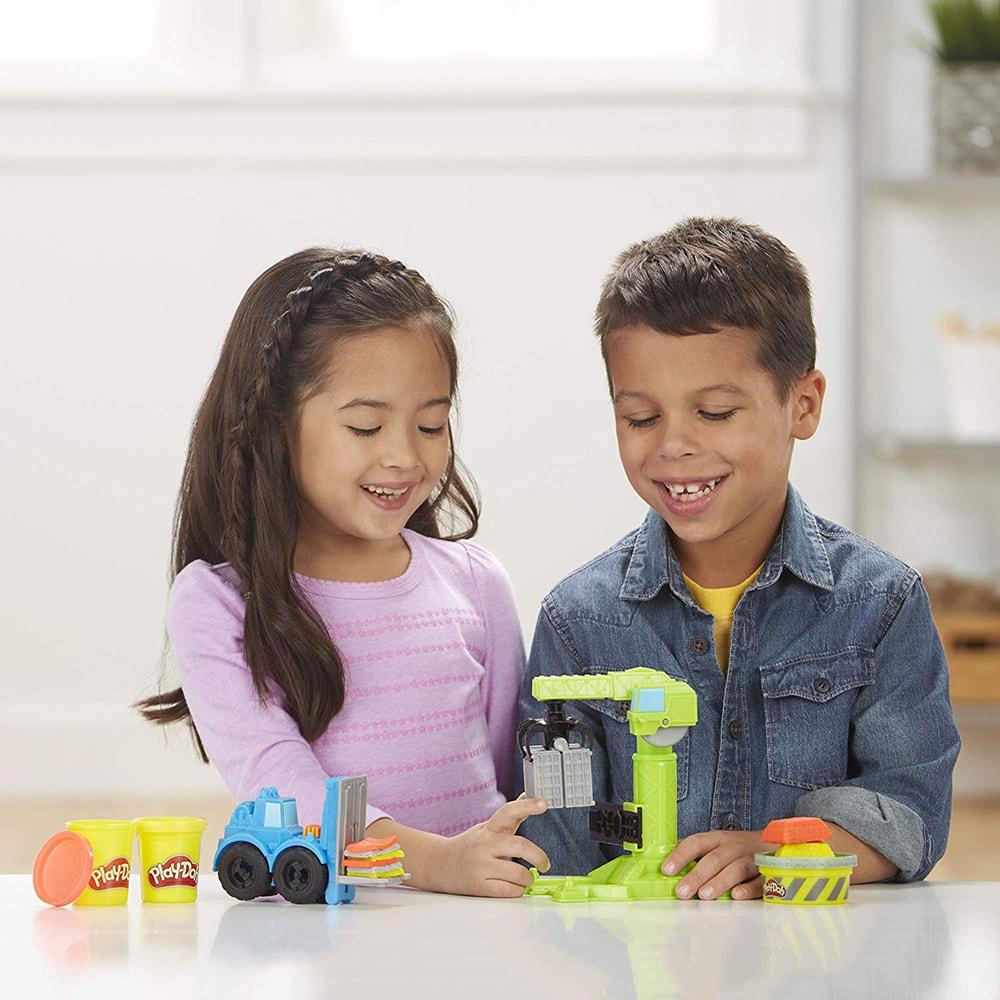 Play-Doh Wheels Crane And Forklift Construction Toy