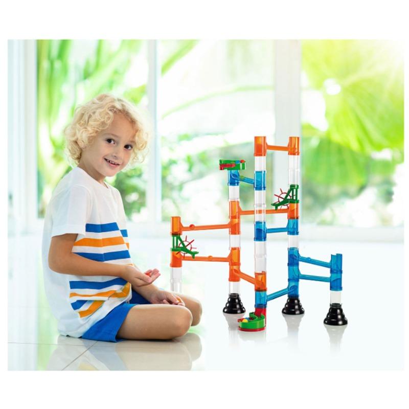 Quercetti Mijoga Clear Marble Path - 45 Pieces