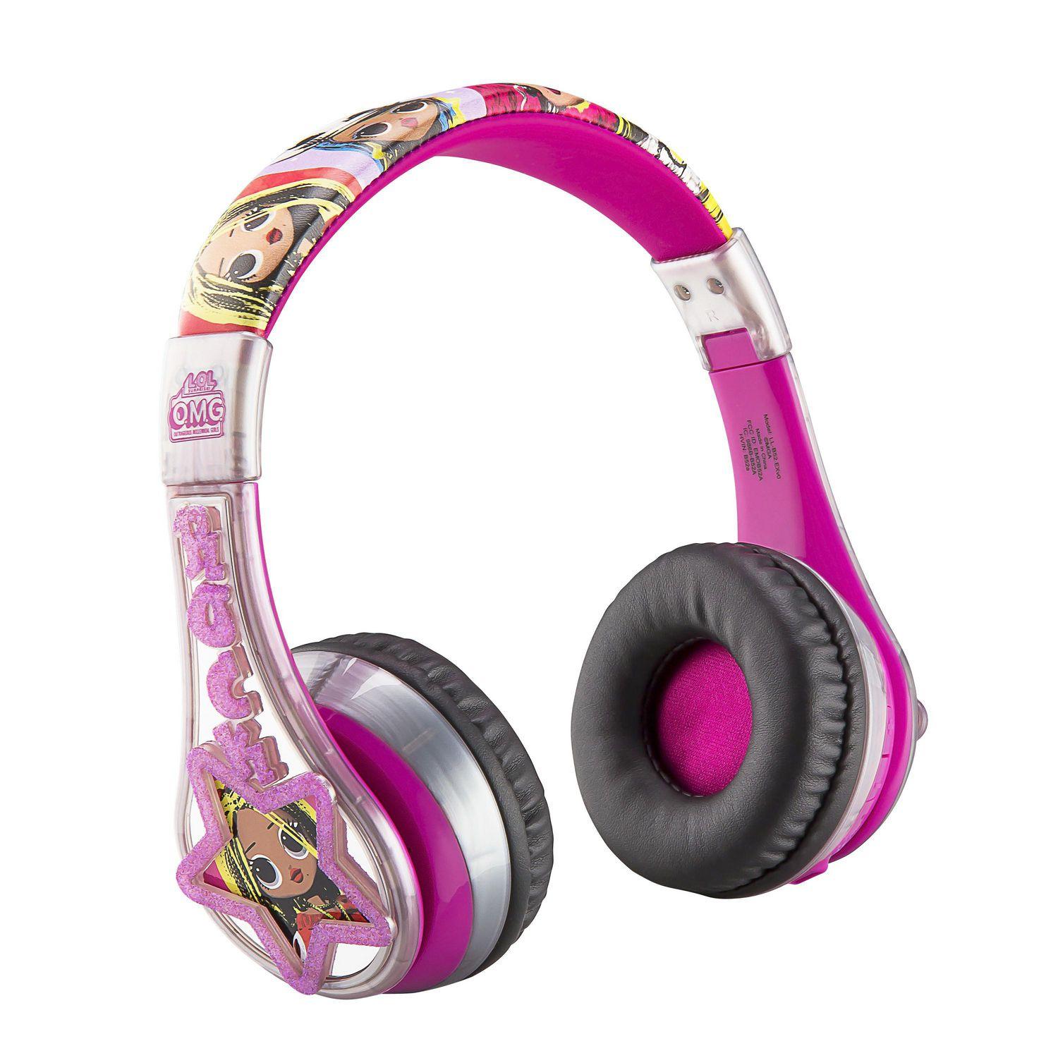 Kiddesigns LOL Wireless Bluetooth Headphones - Pink