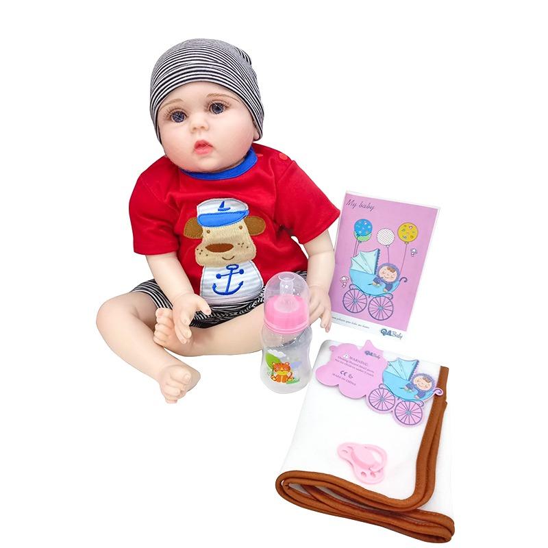 QA Baby Doll Care with Care Accessories Red Outfit 55CM