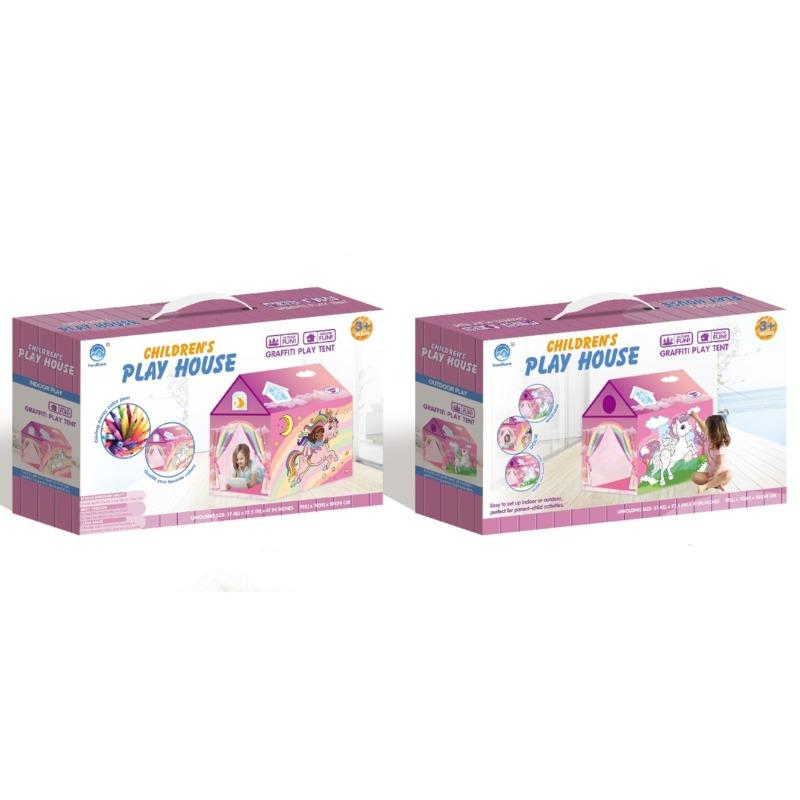 خيمة اللعب دودل بلاي هاوس بتصميم يونيكورن