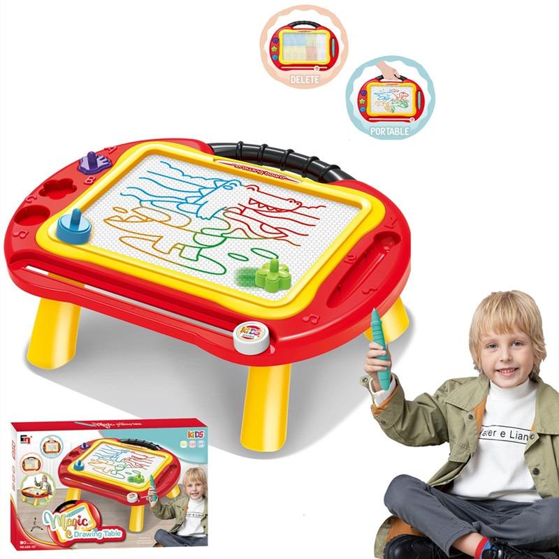 لوحة الرسم المغناطيسية - لون أصفر وأحمر