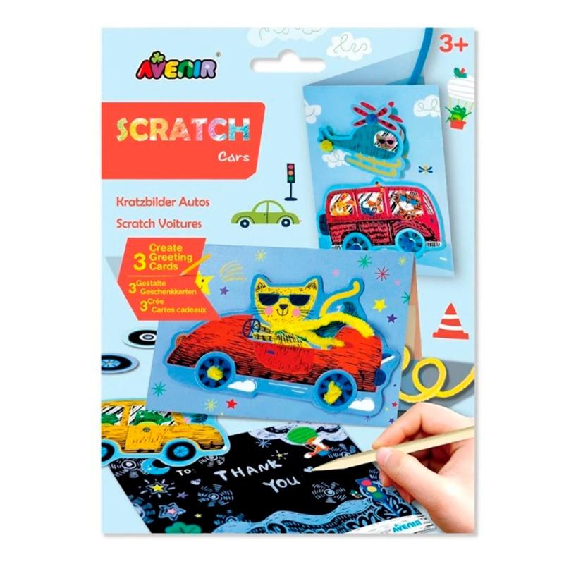Avenir - Scratch Greeting Card Cars