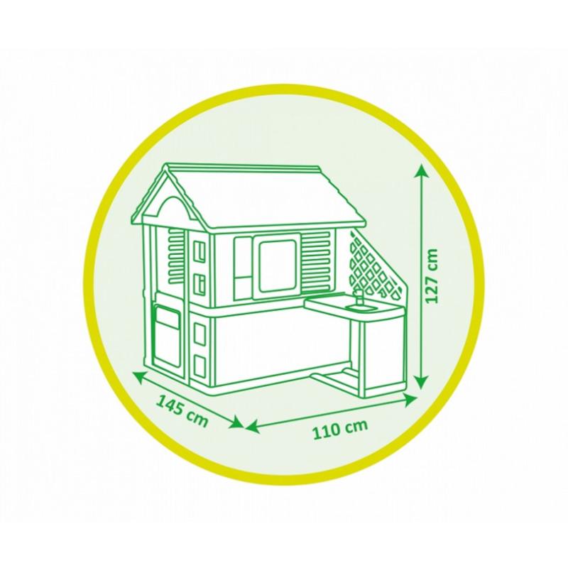 Smoby Pretty Playhouse With Kitchen