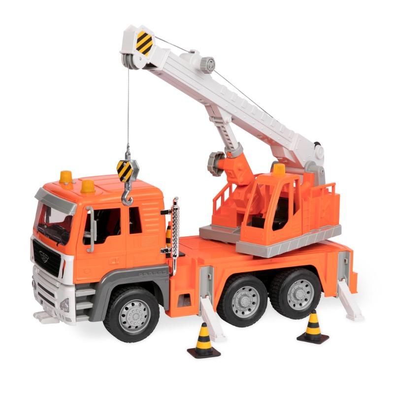 Battat Driven Crane Truck On Platform With Light And Sound