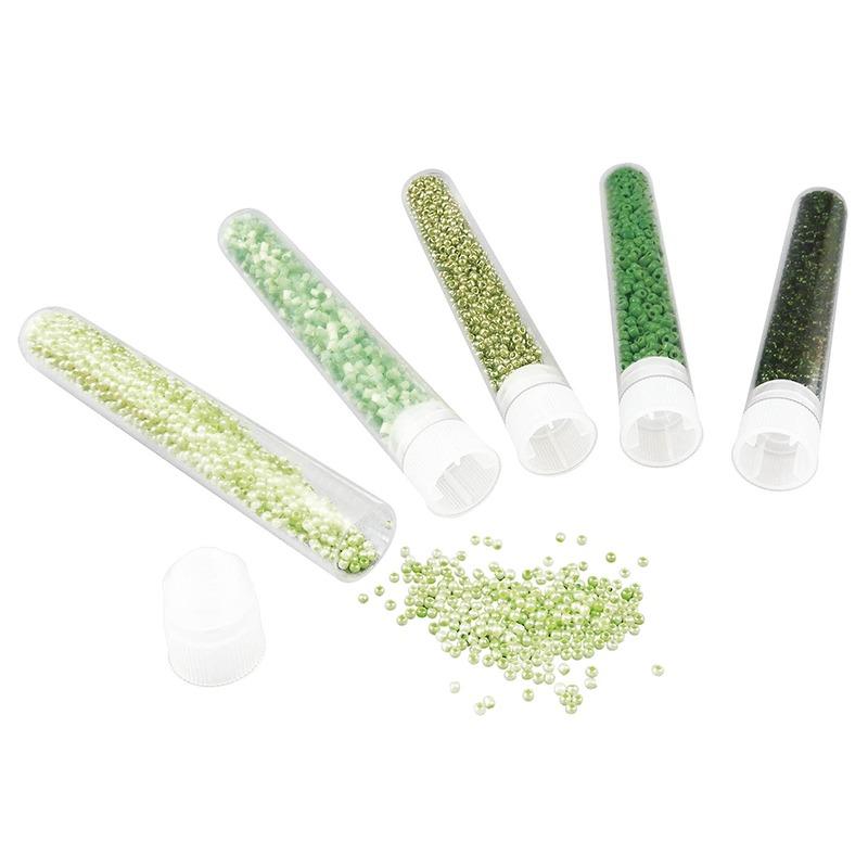 Buki Bead Tubes - Green