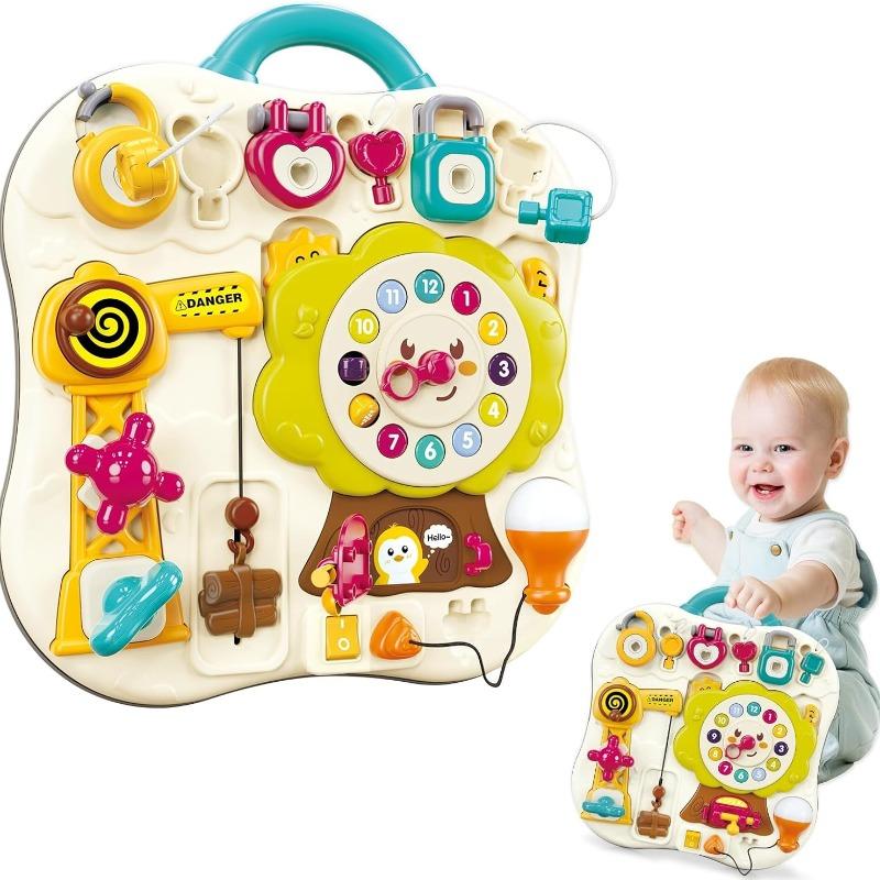 Montessori Busy Board Sensory Toy for Toddlers