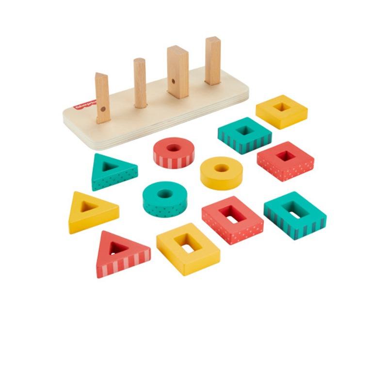 Wooden Shape Stacker